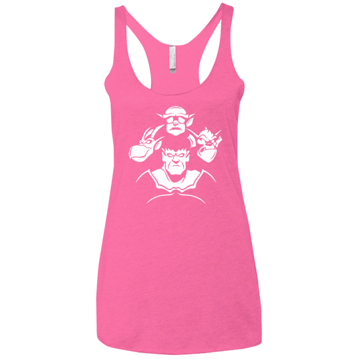 T-Shirts Vintage Pink / X-Small Gargoyle Rhapsody Women's Triblend Racerback Tank