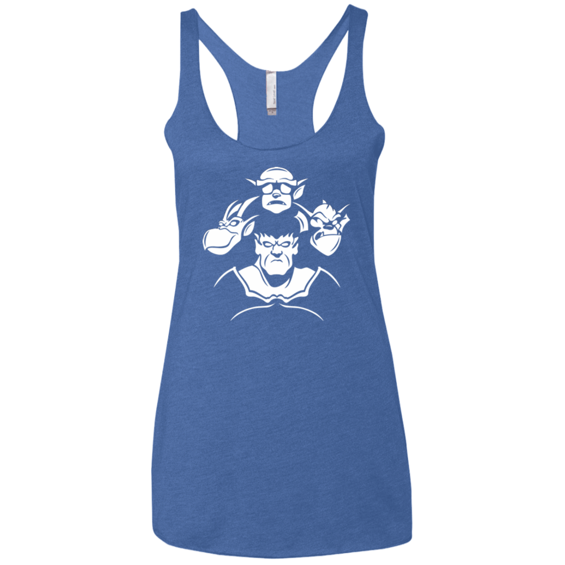 T-Shirts Vintage Royal / X-Small Gargoyle Rhapsody Women's Triblend Racerback Tank