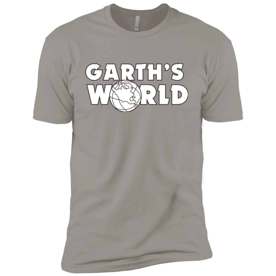 T-Shirts Light Grey / YXS Garth's World Boys Premium T-Shirt