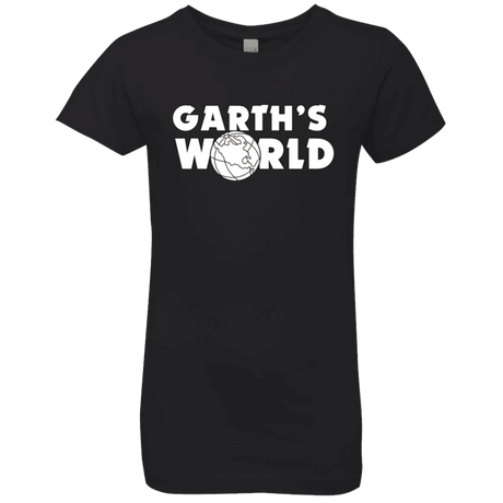 T-Shirts Black / YXS Garth's World Girls Premium T-Shirt