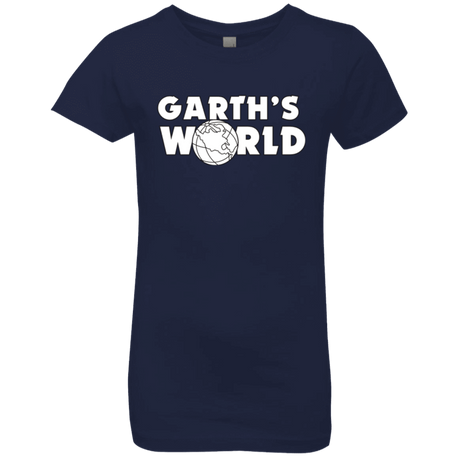 T-Shirts Midnight Navy / YXS Garth's World Girls Premium T-Shirt