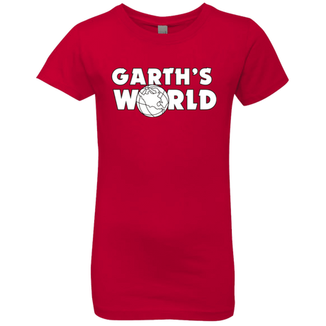 T-Shirts Red / YXS Garth's World Girls Premium T-Shirt