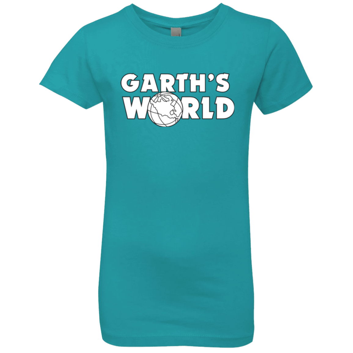 T-Shirts Tahiti Blue / YXS Garth's World Girls Premium T-Shirt