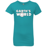 T-Shirts Tahiti Blue / YXS Garth's World Girls Premium T-Shirt