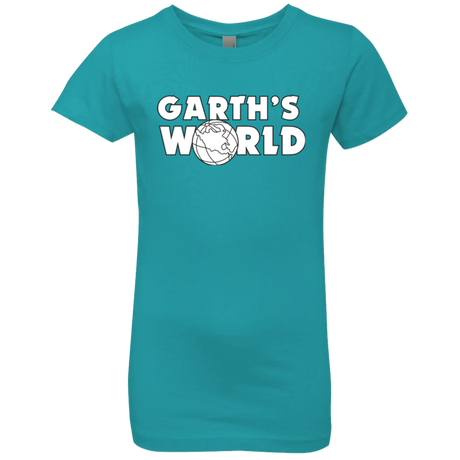 T-Shirts Tahiti Blue / YXS Garth's World Girls Premium T-Shirt