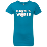 T-Shirts Turquoise / YXS Garth's World Girls Premium T-Shirt
