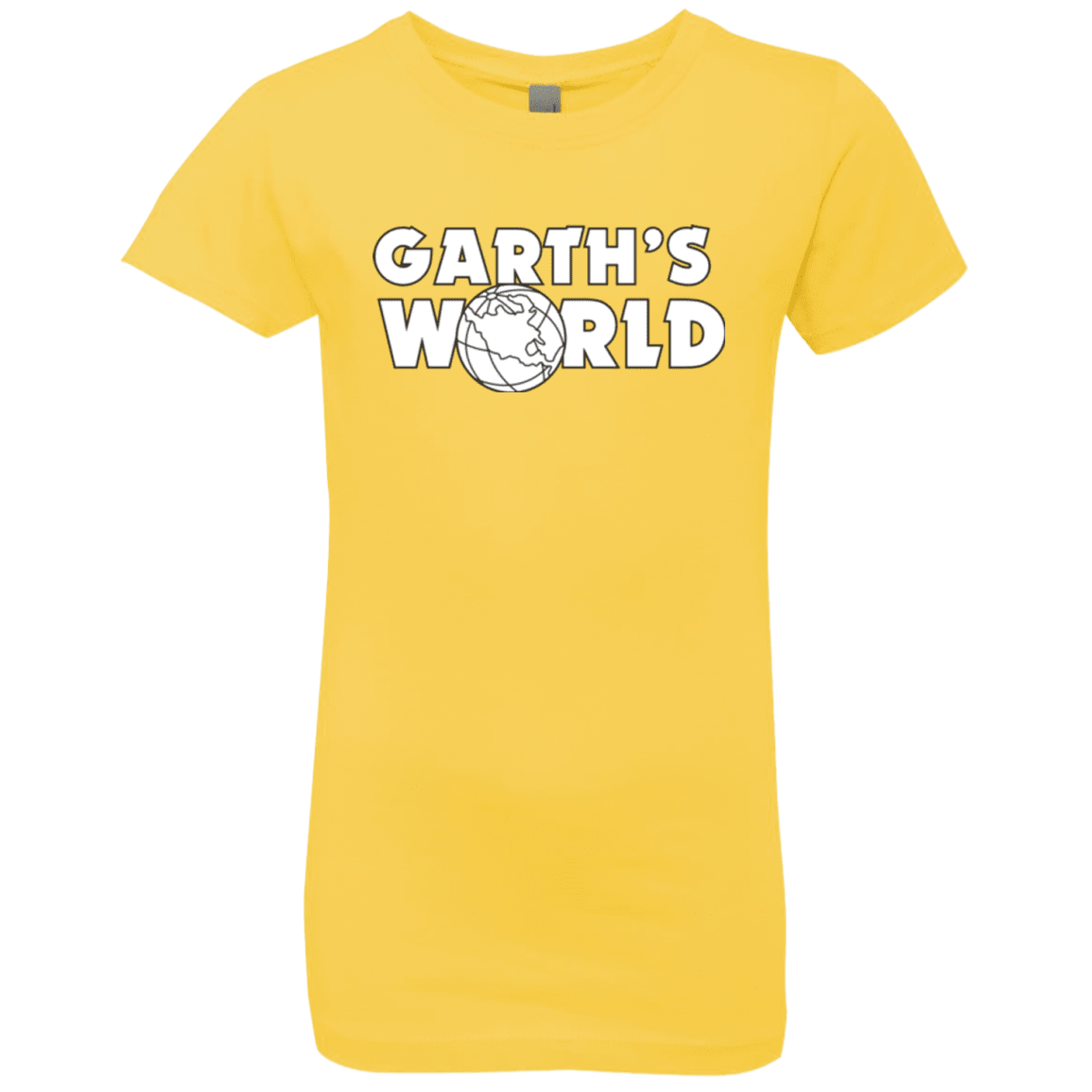 T-Shirts Vibrant Yellow / YXS Garth's World Girls Premium T-Shirt