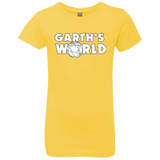 T-Shirts Vibrant Yellow / YXS Garth's World Girls Premium T-Shirt