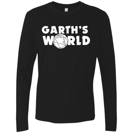 T-Shirts Black / Small Garth's World Men's Premium Long Sleeve