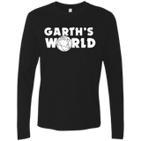 T-Shirts Black / Small Garth's World Men's Premium Long Sleeve