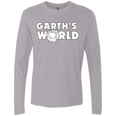 T-Shirts Heather Grey / Small Garth's World Men's Premium Long Sleeve
