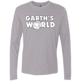 T-Shirts Heather Grey / Small Garth's World Men's Premium Long Sleeve