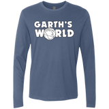T-Shirts Indigo / Small Garth's World Men's Premium Long Sleeve