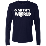 T-Shirts Midnight Navy / Small Garth's World Men's Premium Long Sleeve