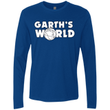T-Shirts Royal / Small Garth's World Men's Premium Long Sleeve