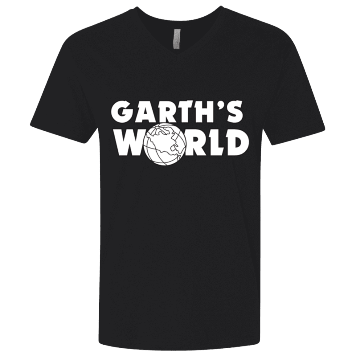T-Shirts Black / X-Small Garth's World Men's Premium V-Neck