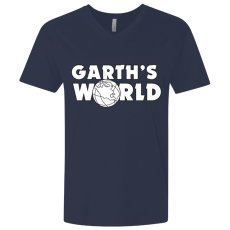 T-Shirts Midnight Navy / X-Small Garth's World Men's Premium V-Neck