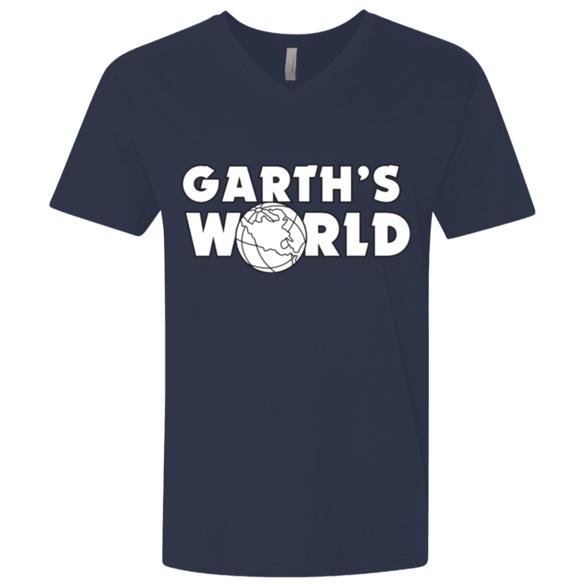 T-Shirts Midnight Navy / X-Small Garth's World Men's Premium V-Neck
