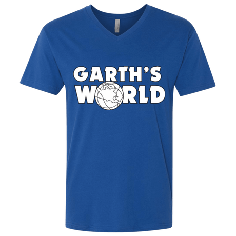 T-Shirts Royal / X-Small Garth's World Men's Premium V-Neck