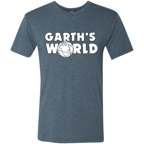 T-Shirts Indigo / Small Garth's World Men's Triblend T-Shirt