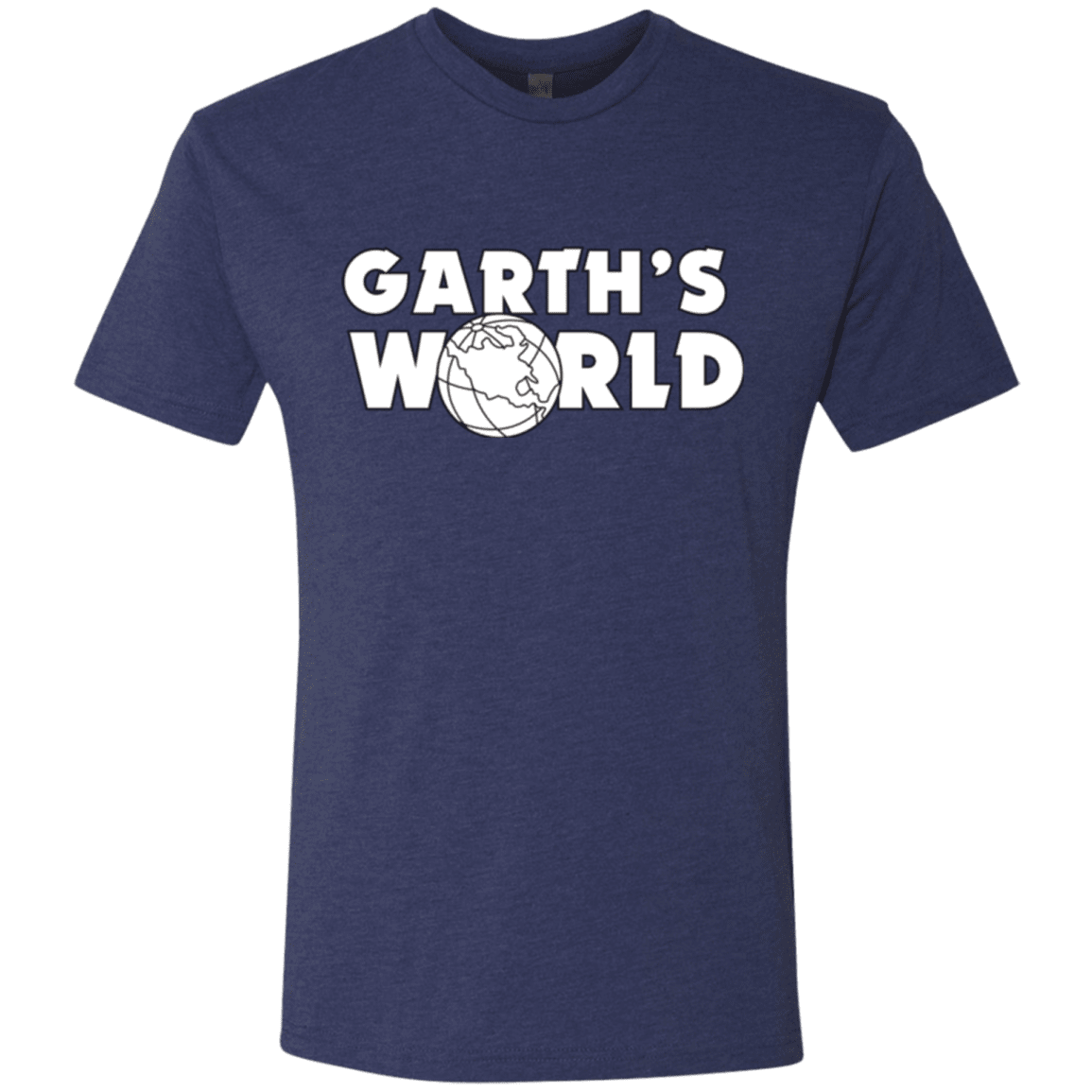 T-Shirts Vintage Navy / Small Garth's World Men's Triblend T-Shirt