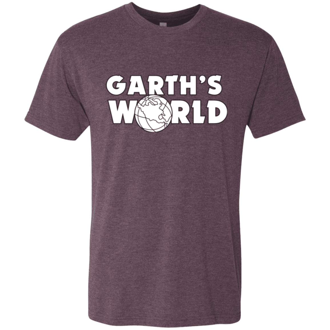 T-Shirts Vintage Purple / Small Garth's World Men's Triblend T-Shirt