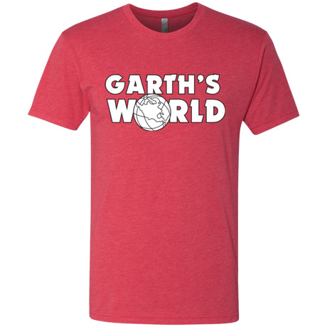 T-Shirts Vintage Red / Small Garth's World Men's Triblend T-Shirt