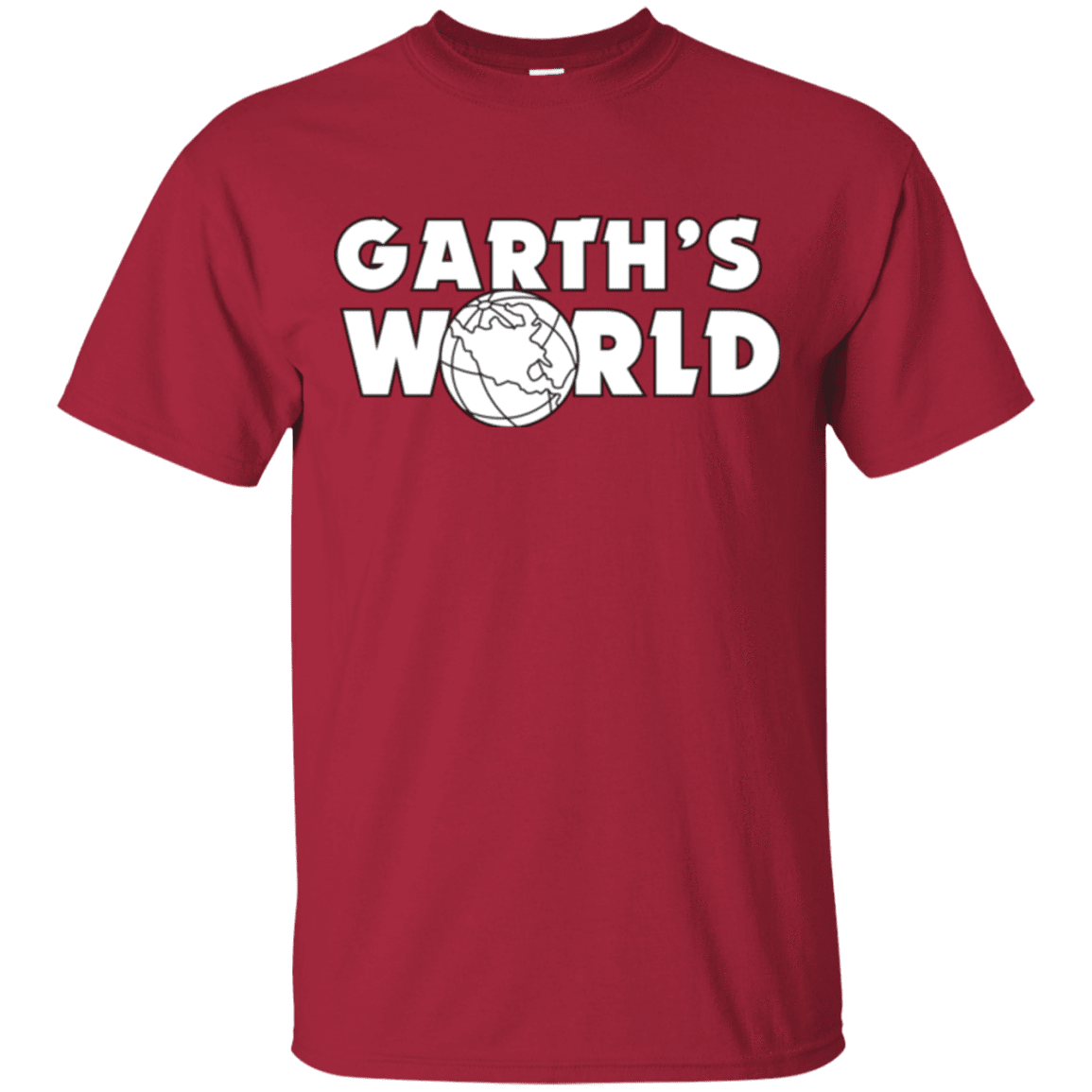 T-Shirts Cardinal / Small Garth's World T-Shirt