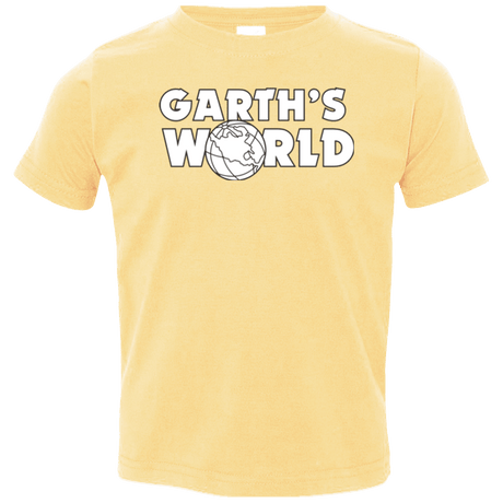 T-Shirts Butter / 2T Garth's World Toddler Premium T-Shirt