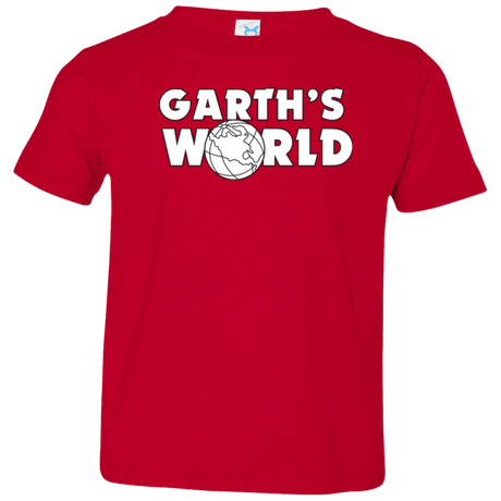 T-Shirts Red / 2T Garth's World Toddler Premium T-Shirt