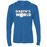 T-Shirts Vintage Royal / X-Small Garth's World Triblend Long Sleeve Hoodie Tee