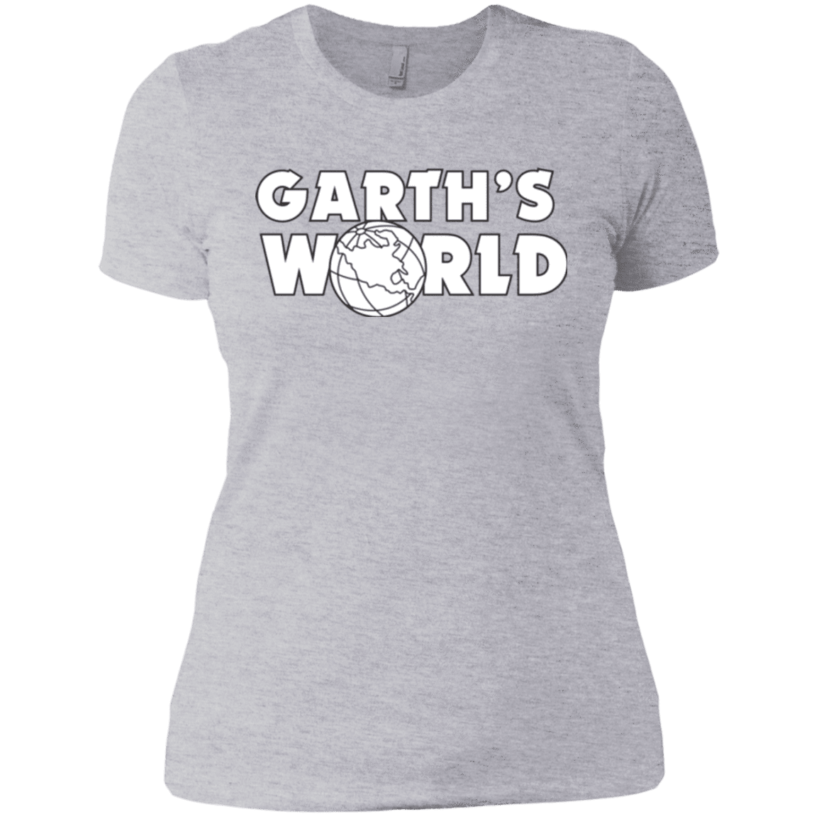 T-Shirts Heather Grey / X-Small Garth's World Women's Premium T-Shirt