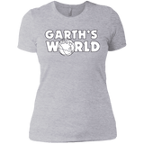 T-Shirts Heather Grey / X-Small Garth's World Women's Premium T-Shirt
