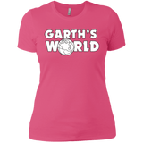 T-Shirts Hot Pink / X-Small Garth's World Women's Premium T-Shirt