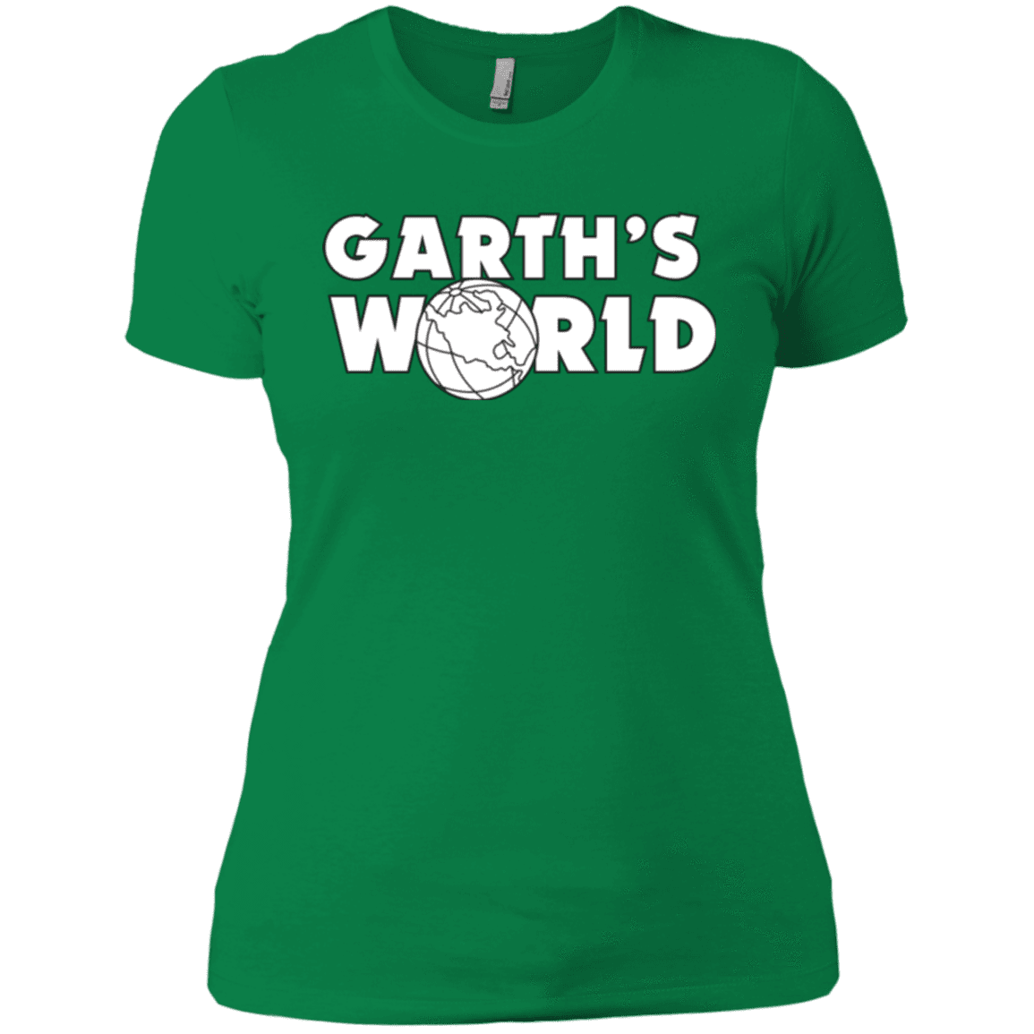 T-Shirts Kelly Green / X-Small Garth's World Women's Premium T-Shirt