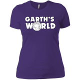 T-Shirts Purple / X-Small Garth's World Women's Premium T-Shirt