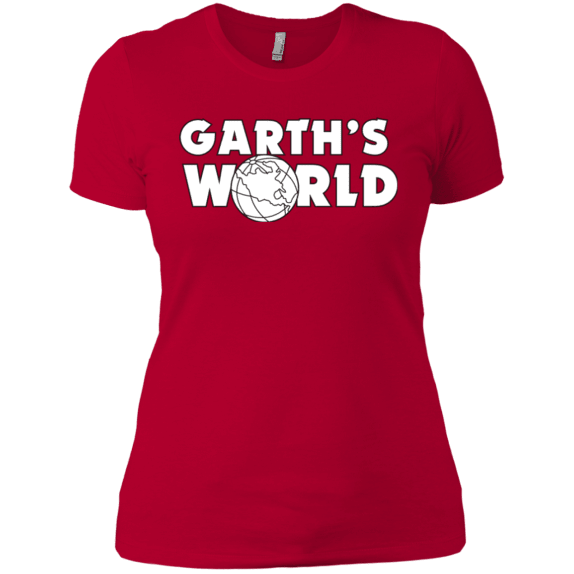 T-Shirts Red / X-Small Garth's World Women's Premium T-Shirt