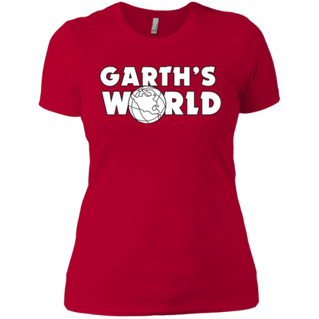 T-Shirts Red / X-Small Garth's World Women's Premium T-Shirt