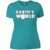 T-Shirts Tahiti Blue / X-Small Garth's World Women's Premium T-Shirt