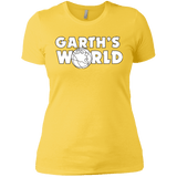 T-Shirts Vibrant Yellow / X-Small Garth's World Women's Premium T-Shirt