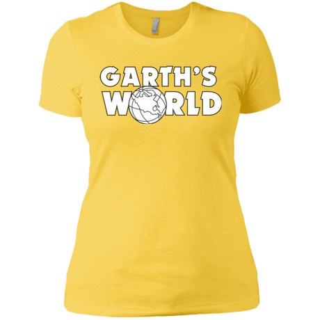 T-Shirts Vibrant Yellow / X-Small Garth's World Women's Premium T-Shirt