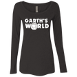 T-Shirts Vintage Black / Small Garth's World Women's Triblend Long Sleeve Shirt