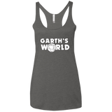 T-Shirts Premium Heather / X-Small Garth's World Women's Triblend Racerback Tank