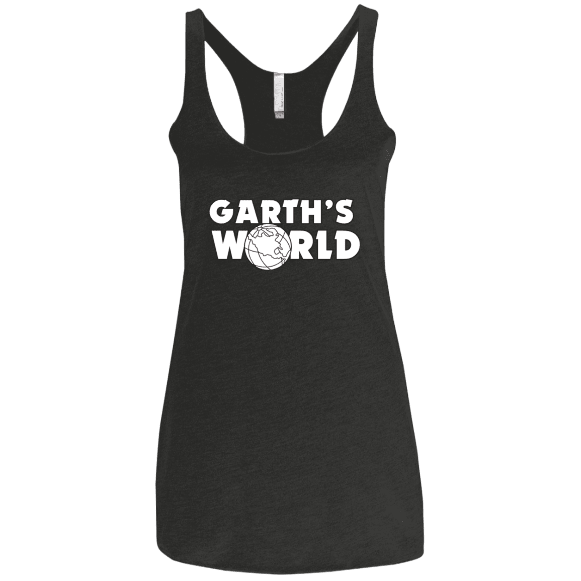 T-Shirts Vintage Black / X-Small Garth's World Women's Triblend Racerback Tank