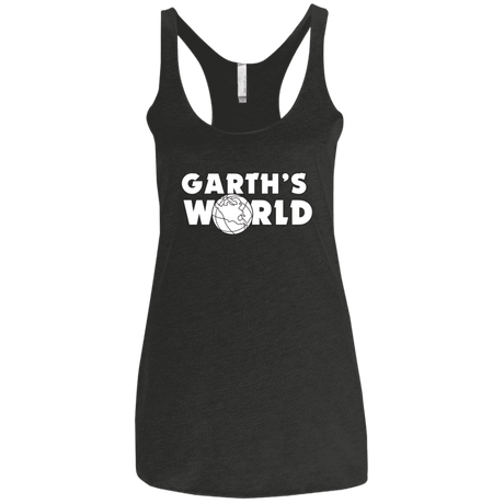 T-Shirts Vintage Black / X-Small Garth's World Women's Triblend Racerback Tank