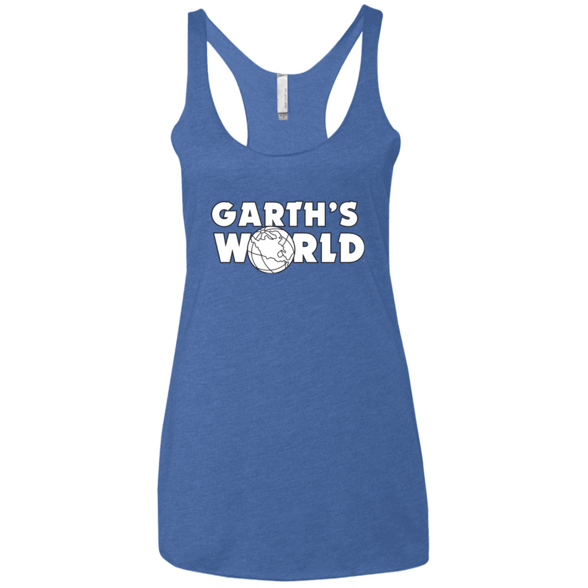 T-Shirts Vintage Royal / X-Small Garth's World Women's Triblend Racerback Tank