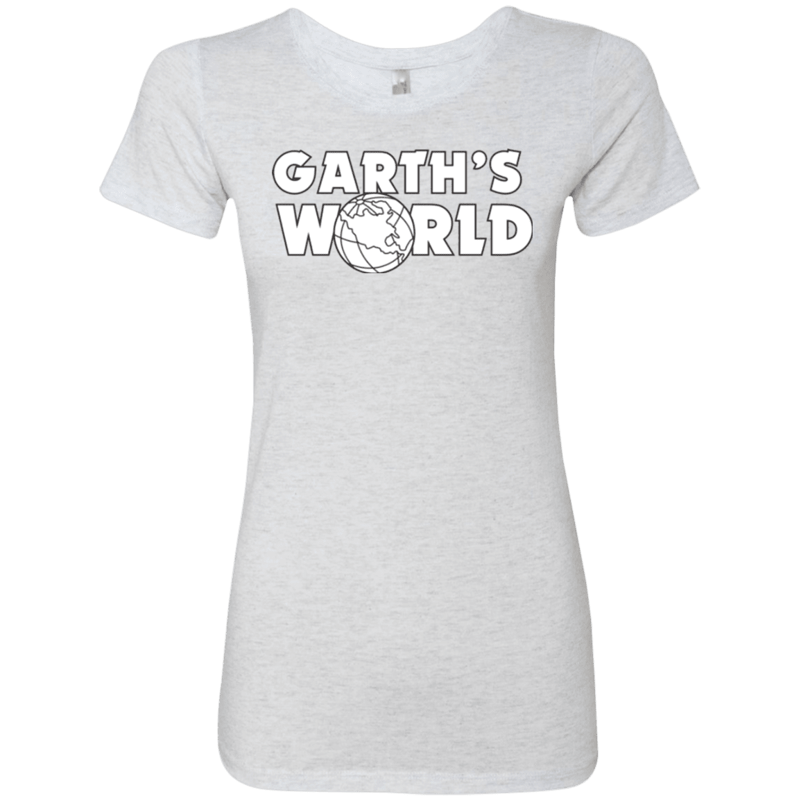 T-Shirts Heather White / Small Garth's World Women's Triblend T-Shirt