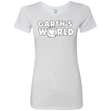 T-Shirts Heather White / Small Garth's World Women's Triblend T-Shirt