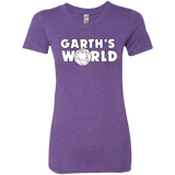 T-Shirts Purple Rush / Small Garth's World Women's Triblend T-Shirt