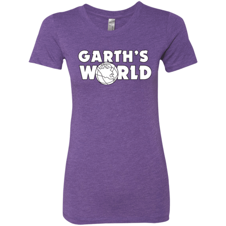 T-Shirts Purple Rush / Small Garth's World Women's Triblend T-Shirt